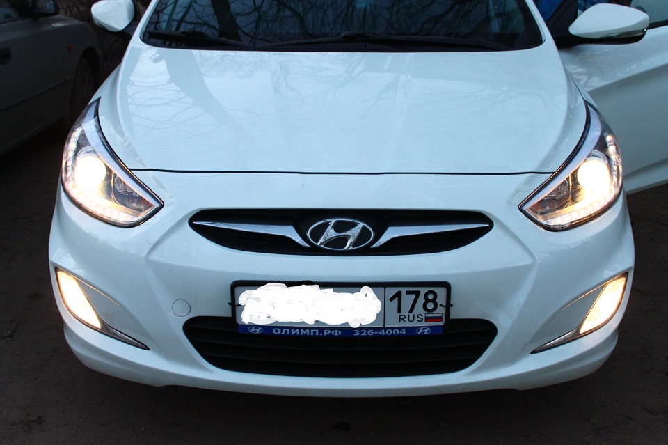 Лампочки hyundai solaris