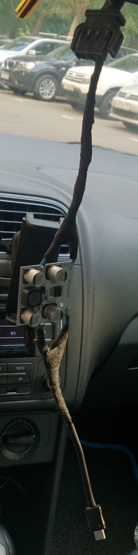 Питание для видеорегистратора — Volkswagen Polo Sedan, 1,6 л, 2014 года ...