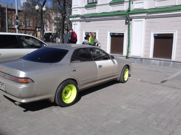 Салатовые кастрюли))) — Toyota Mark II (90), 2,5 л, 1993 года ...