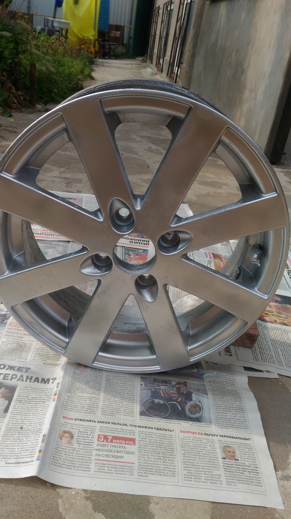 Мне кажется, норм для первого диска))) — Volkswagen Polo Sedan