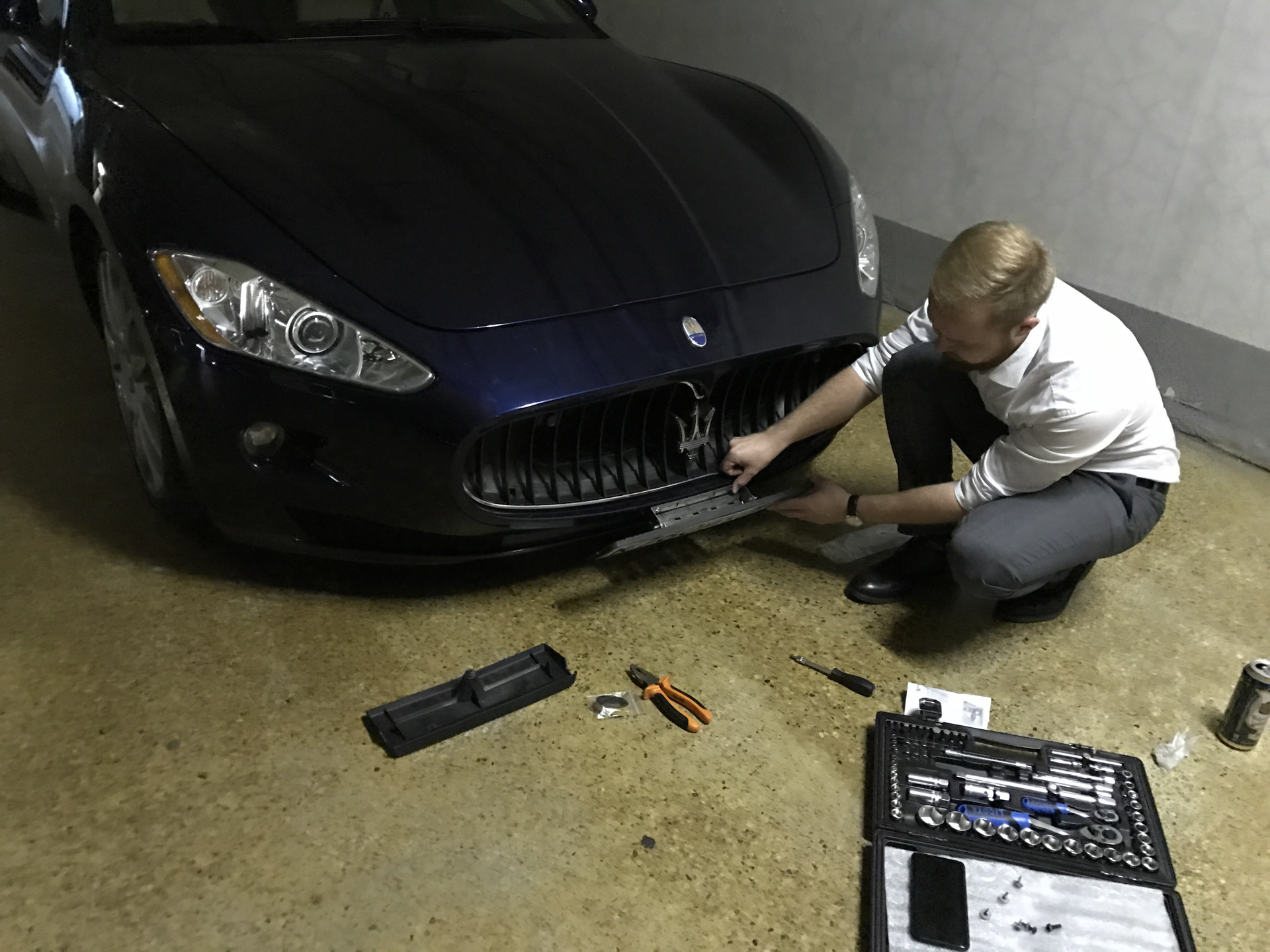 Номер под углом — спасение от штрафов? — Maserati GranTurismo, 4,7 л, 2009  года | нарушение ПДД | DRIVE2