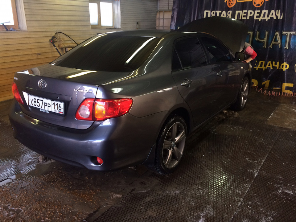 Мойка, и замена робота на автомат — Toyota Corolla (140/150), 1,6 л ...
