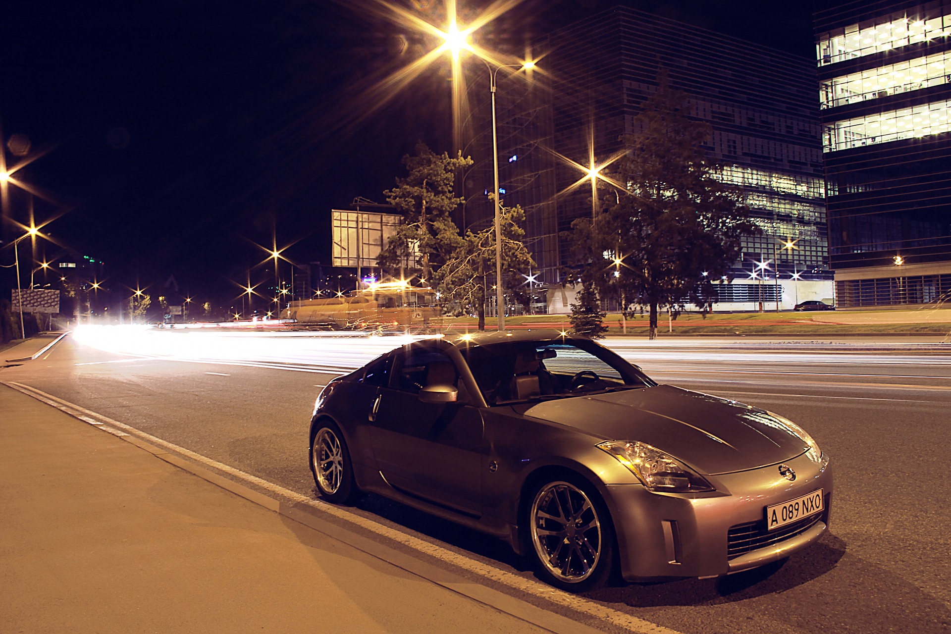 Ночной фотосет с 350Z — Nissan Skyline (V35), 3,5 л, 2003 года | покатушки  | DRIVE2