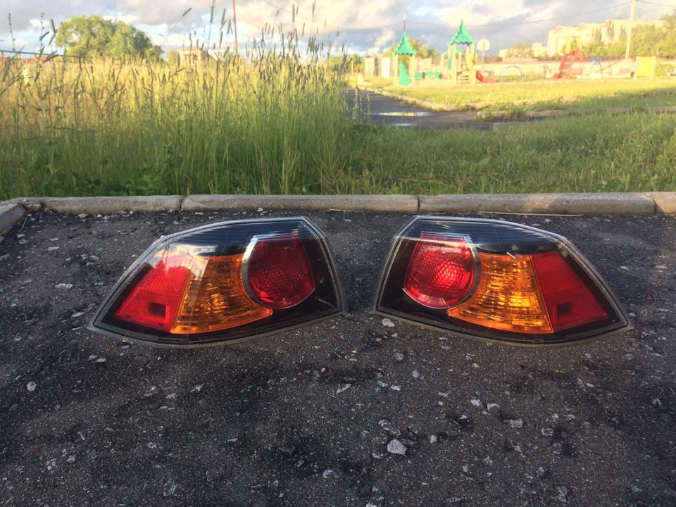 Задние Американские фонари + второй Задний Ход — Mitsubishi Lancer X, 2 ...
