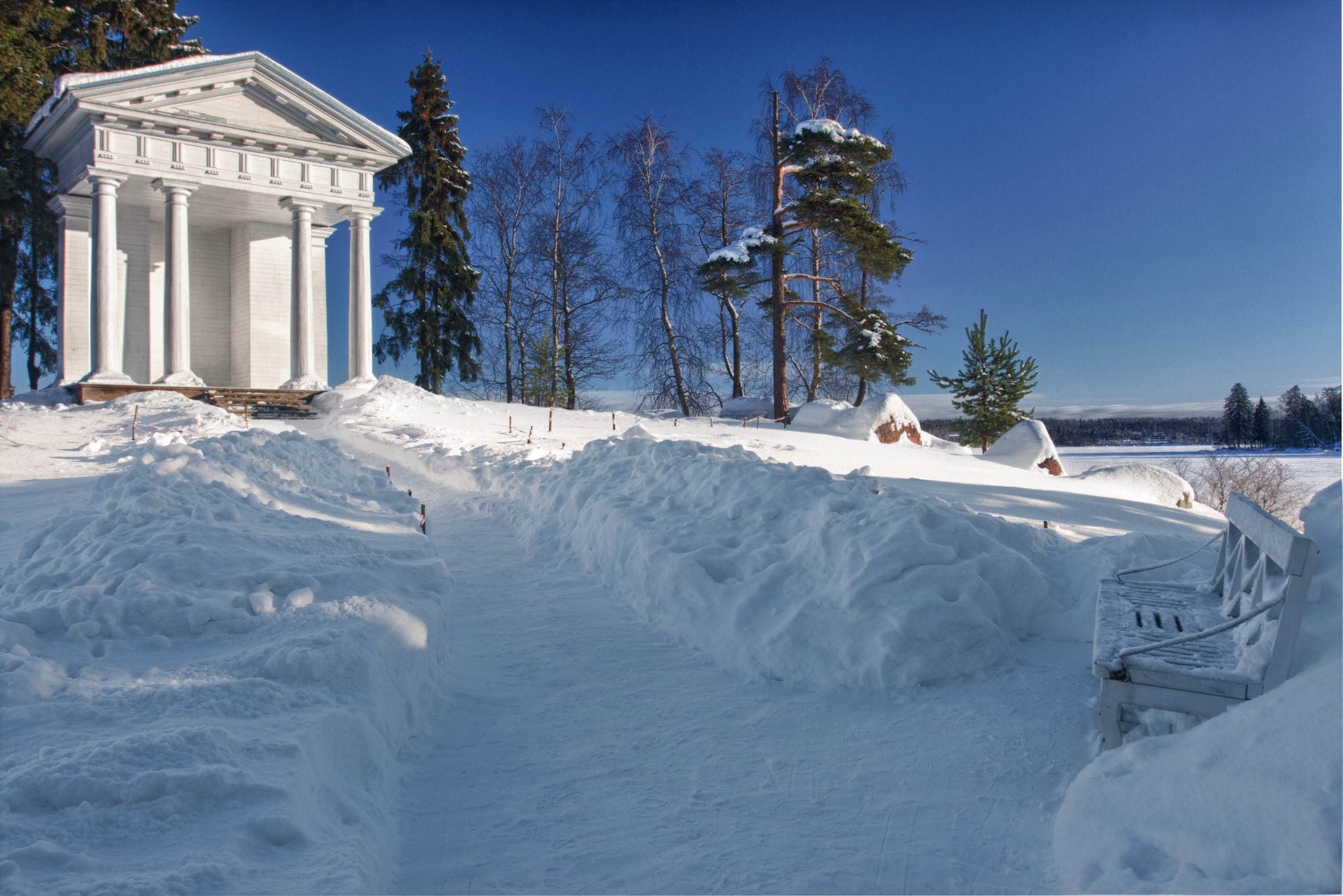 Парк В Выборге Фото