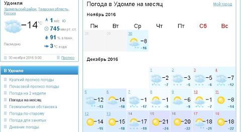 Прогноз погоды в Удомле на 10 дней — Яндекс.Погода