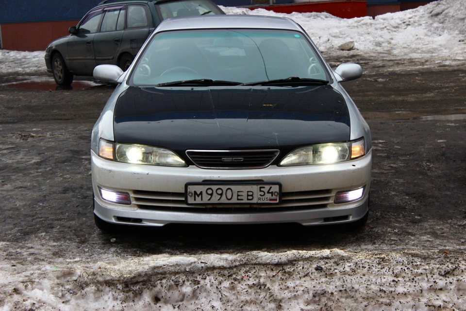 Полировка фар toyota carina ed