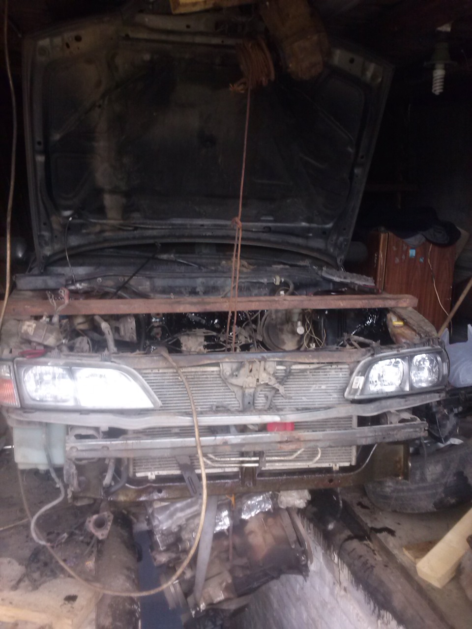 Замена движка, сварка, обработка авто — Nissan Primera (P11), 1,6 л ...
