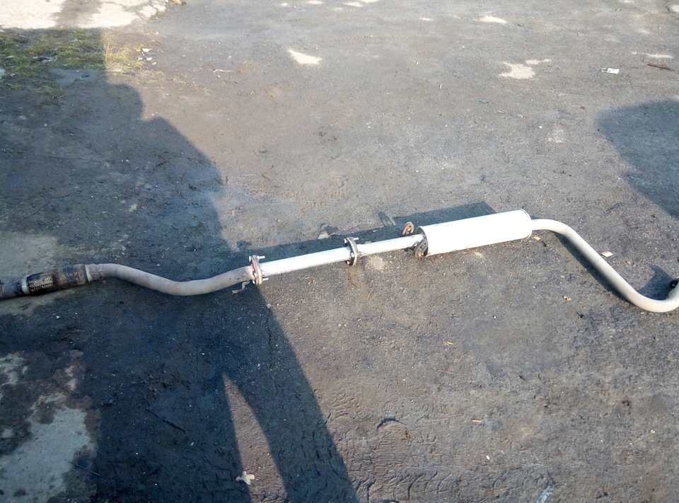 Проставка вместо банки катализатора (устраняем звон выхлопа) — Daewoo ...