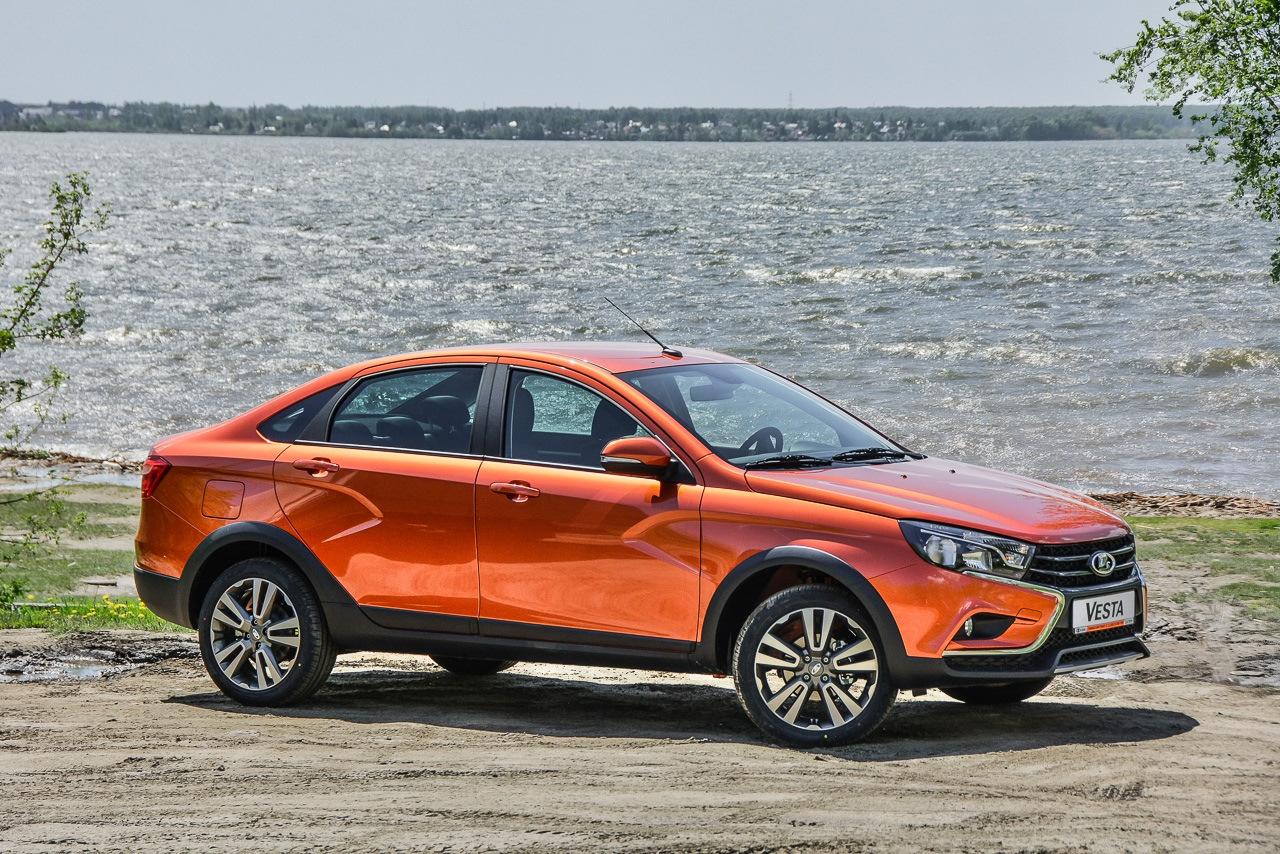 Lada Vesta SW Cross в горах