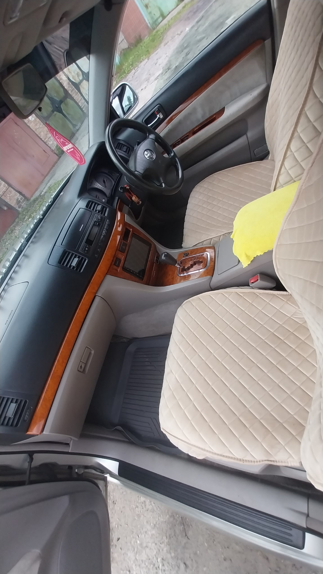 Велюровые накидки на передние сиденья — Toyota Mark II (110), 2 л, 2002 ...
