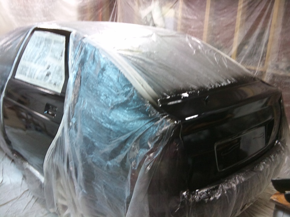 Убрал рыжики с крышки багажника — Lada Приора хэтчбек, 1,6 л, 2009 года ...