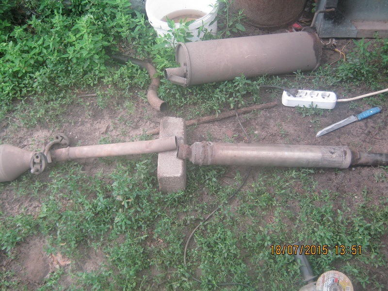 Помер глушитель. — Great Wall Deer, 2,2 л, 2006 года | своими руками ...