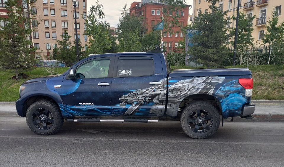 Новые 35 колеса. — Toyota Tundra (II), 5,7 л, 2010 года | шины | DRIVE2