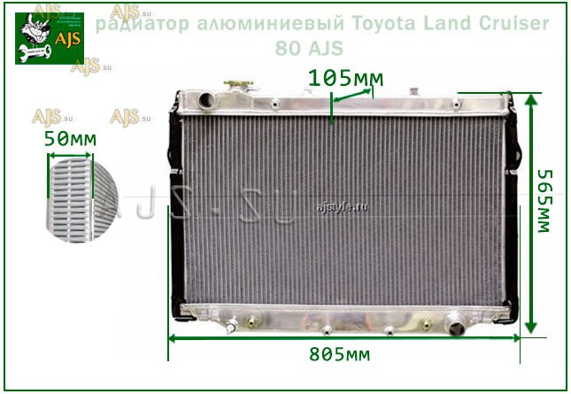 Радиатор Ленд Крузер 80 Купить