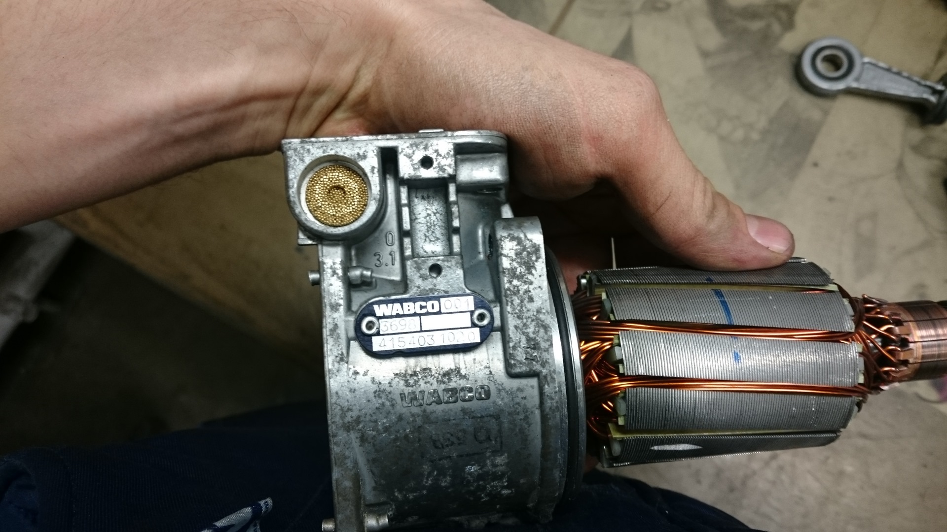 Ремонт компрессора пневмоподвески Рендж Ровер Спорт ( HITACHI) - DRIVE2