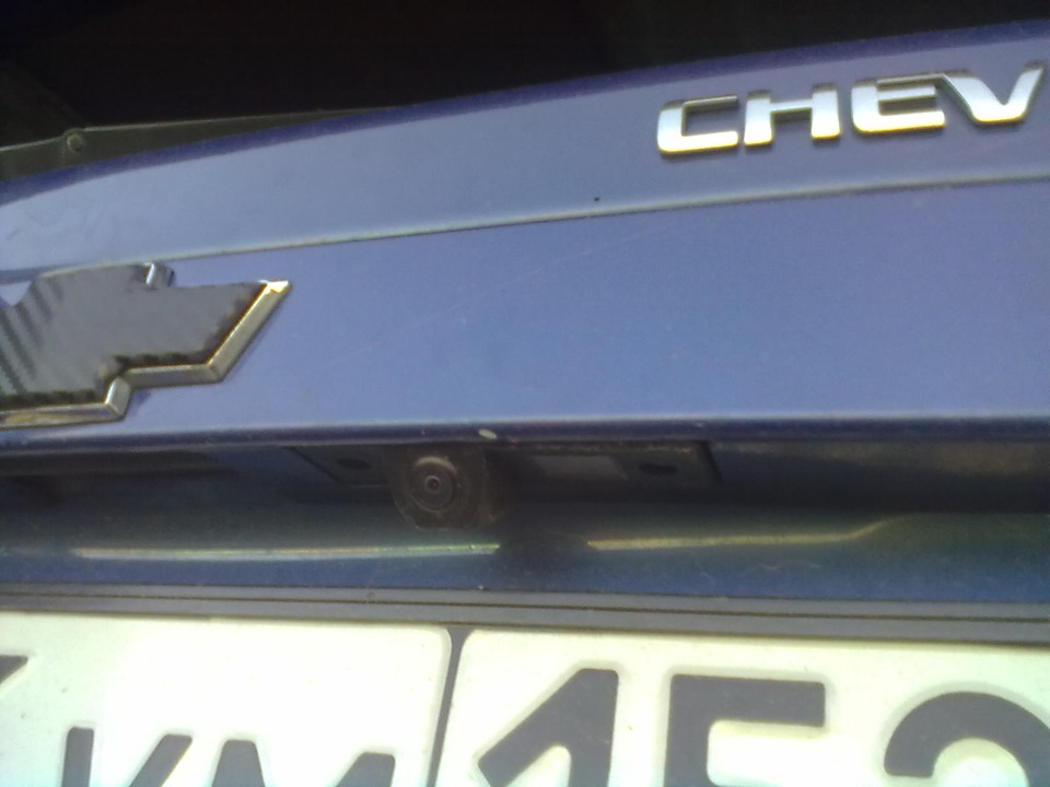 Камера заднего вида — Chevrolet Lacetti 5D, 1,6 л, 2008 года ...