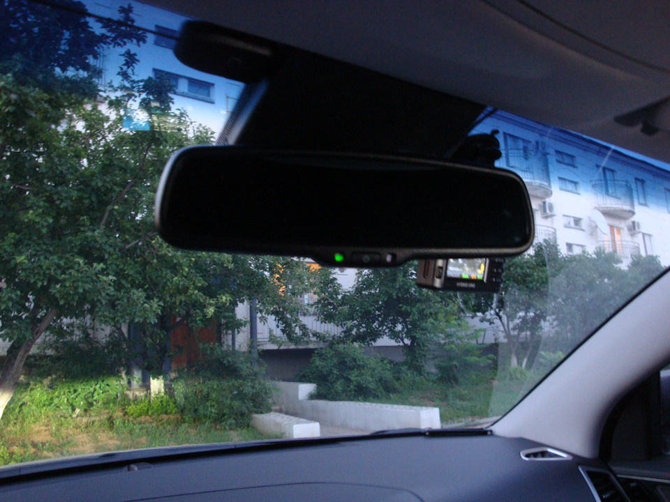 Вид с места водителя, ура, проводов нет! — Hyundai Tucson (TL)