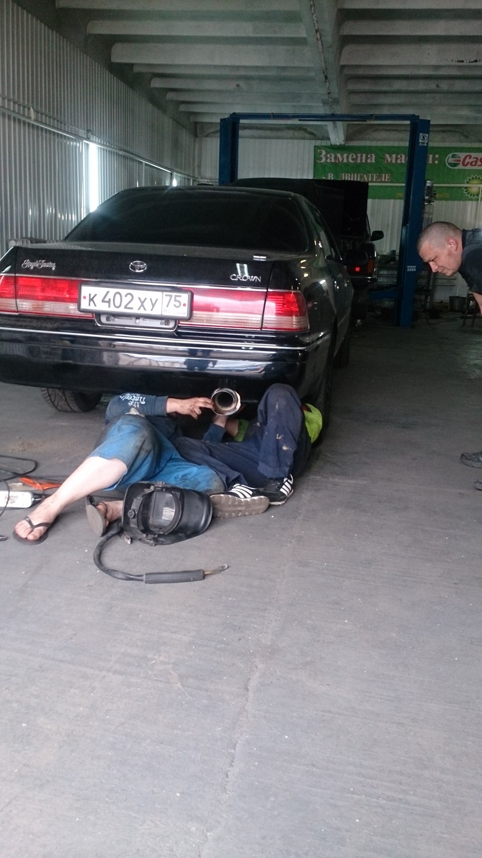 Установка прямотока — Toyota Crown (S150), 3 л., 1997 года | тюнинг ...