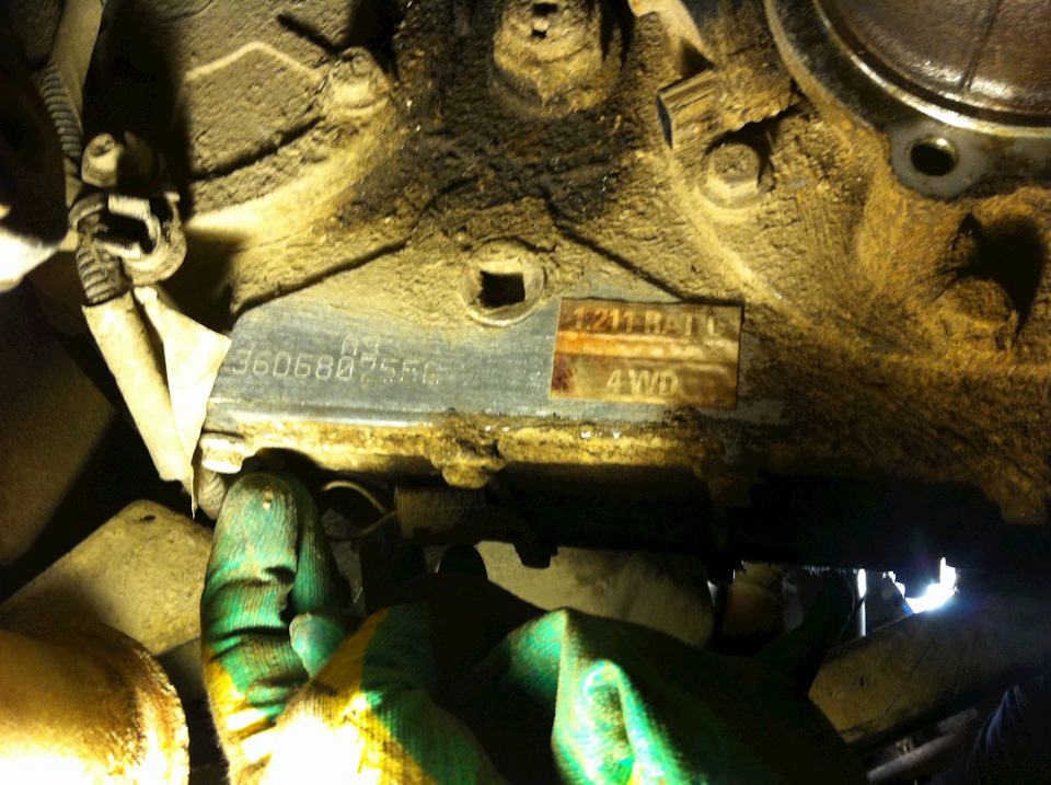 Замена раздаточной коробки на 1,41 — Land Rover Discovery I, 2,5 л ...