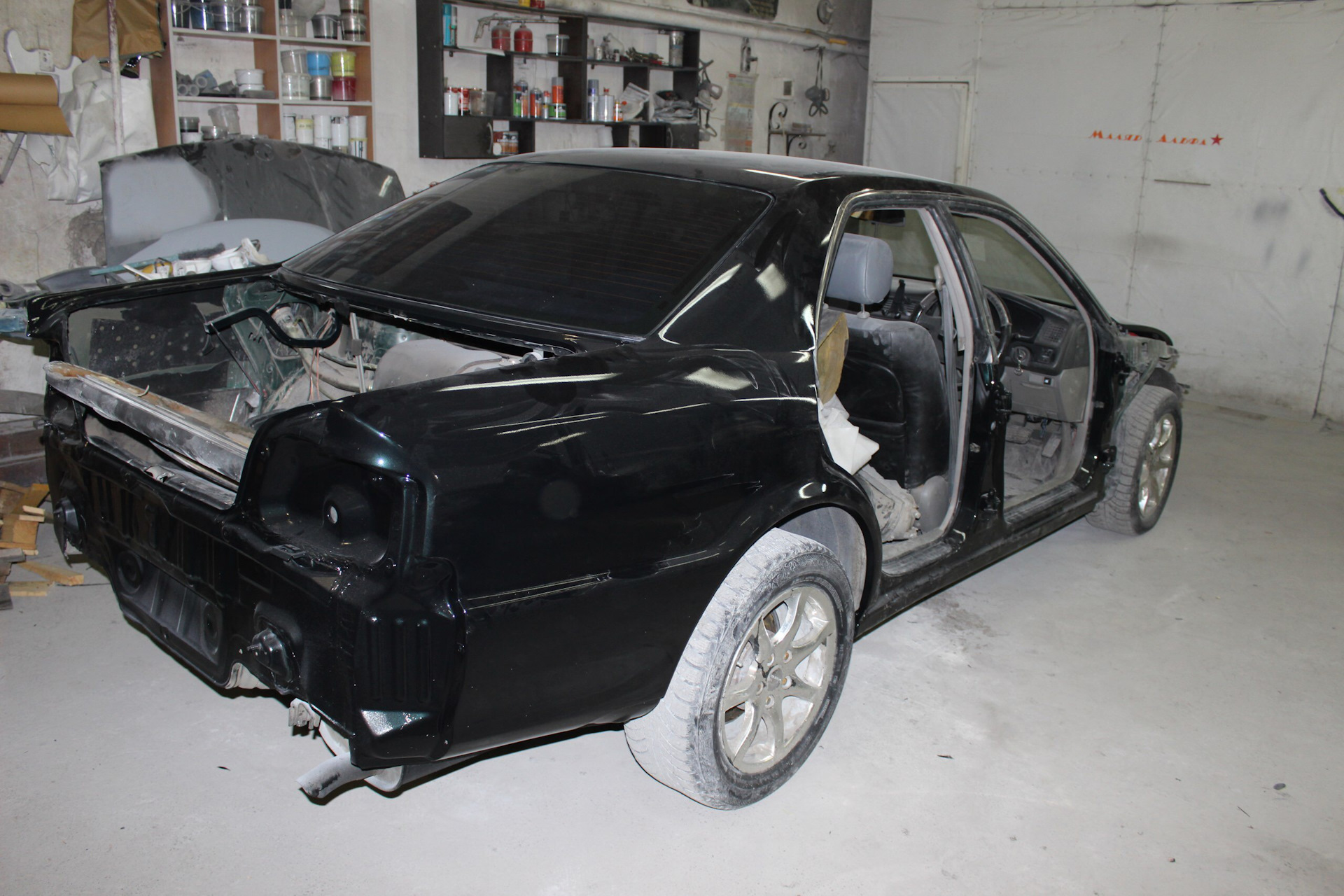 покрасили Чая в его родной цвет 6N9 — Toyota Chaser (100), 2,5 л., 1996 ...