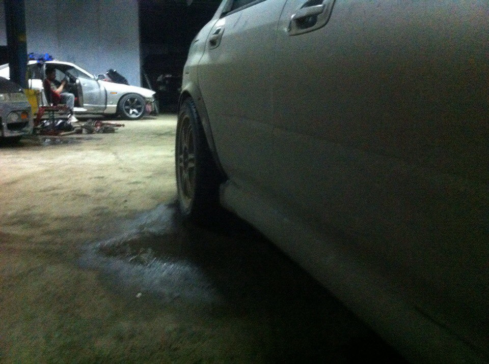Фендеры и проставки. — Subaru Impreza WRX (GD/GG), 2 л, 2000 года ...