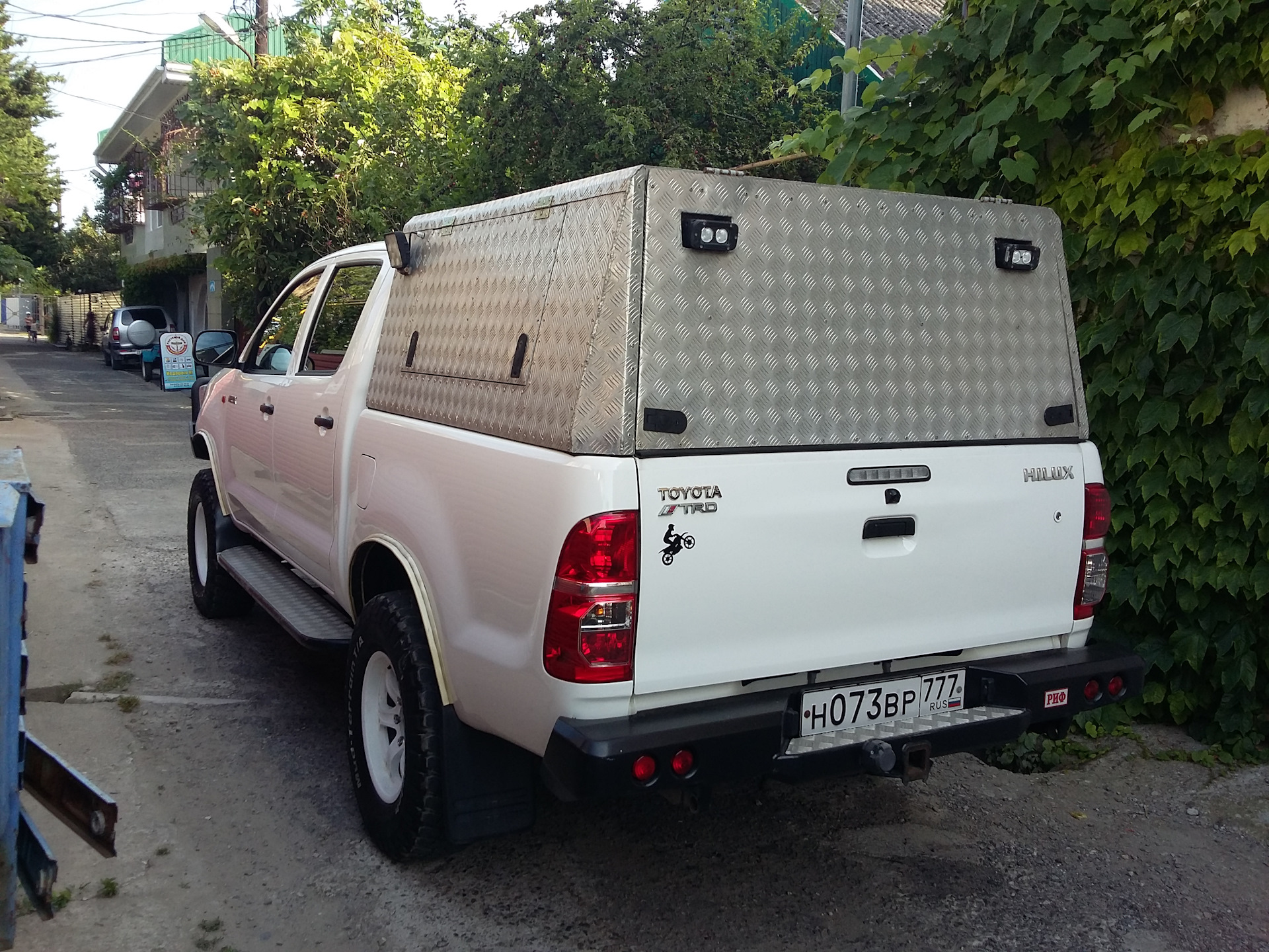 кунг из алюминия toyota hilux