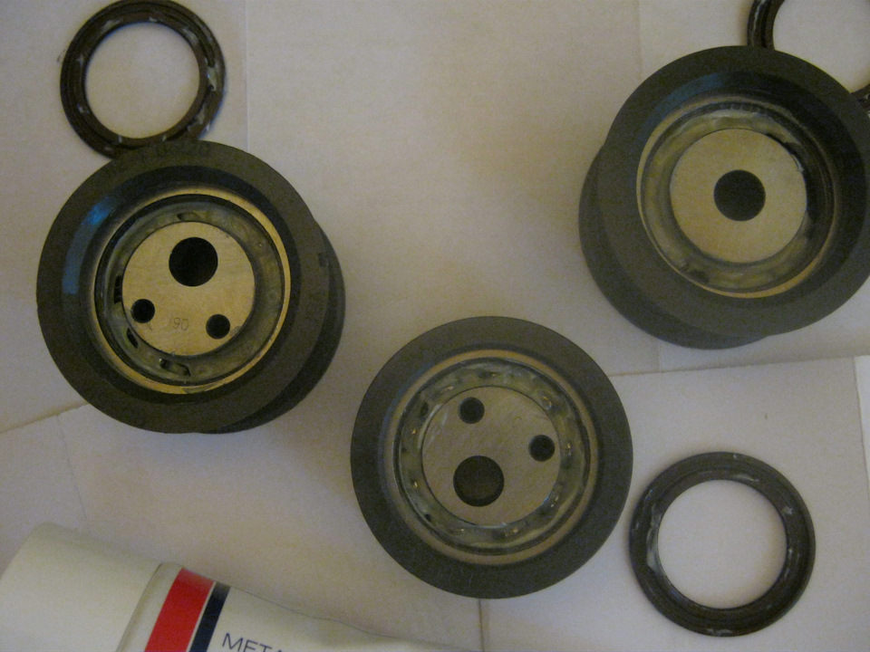 Ролики ГРМ и ролик ГУРа — Lada 21124, 1,6 л, 2007 года | расходники ...