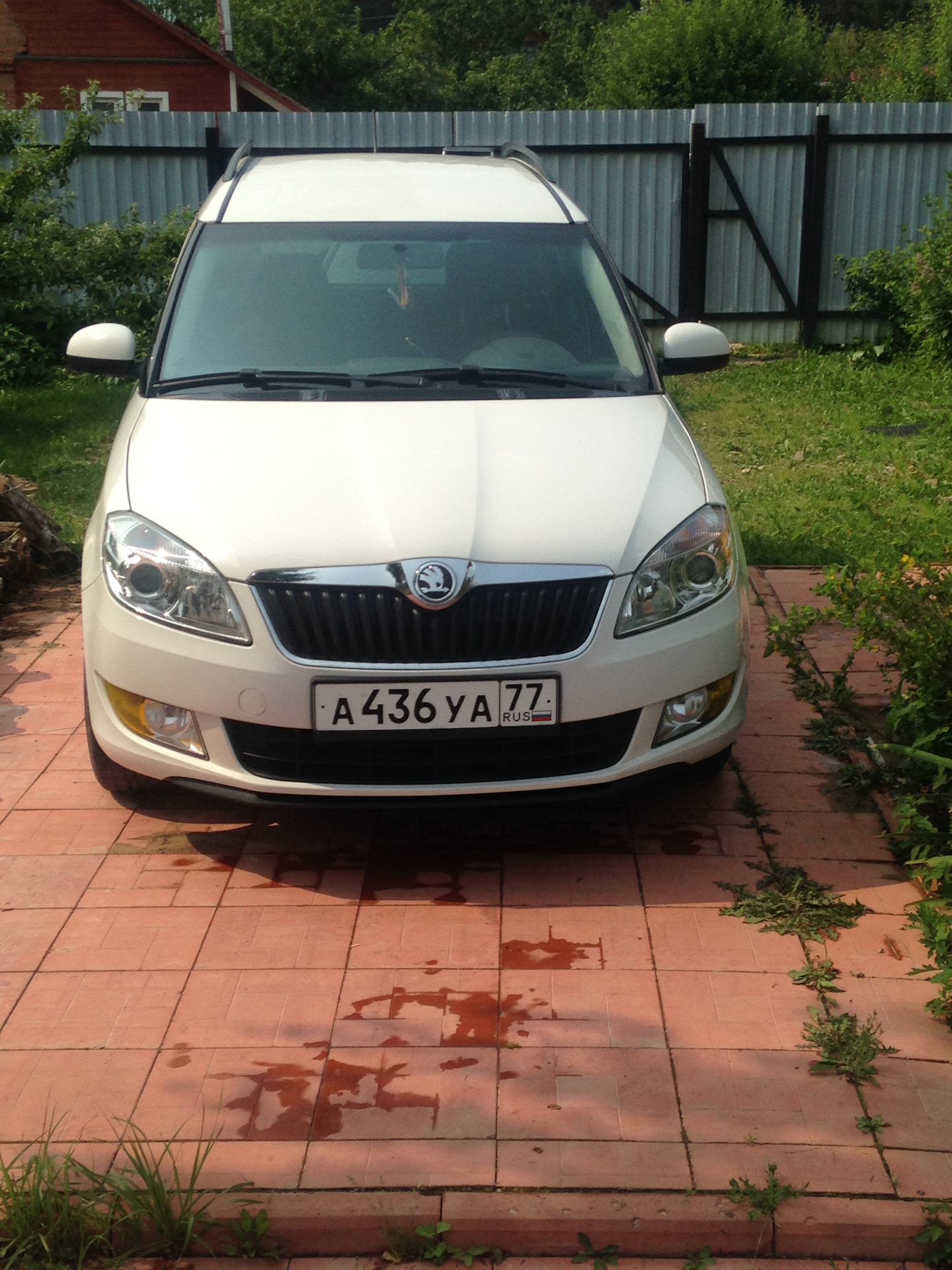Ну вот — Skoda Roomster, 1,4 л, 2013 года | аксессуары | DRIVE2