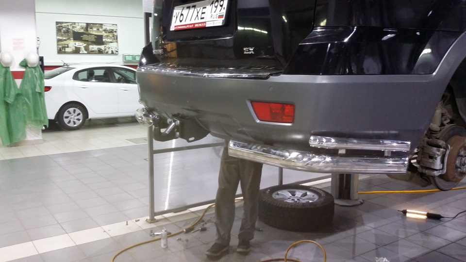 Фаркоп. Производство Коломна — KIA Mohave, 3 л, 2009 года | тюнинг | DRIVE2