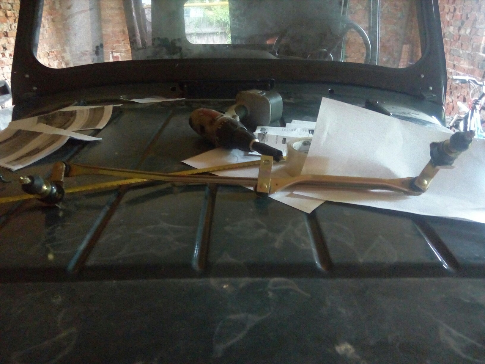 Установка дворников — УАЗ 469, 2,5 л, 1979 года | своими руками | DRIVE2