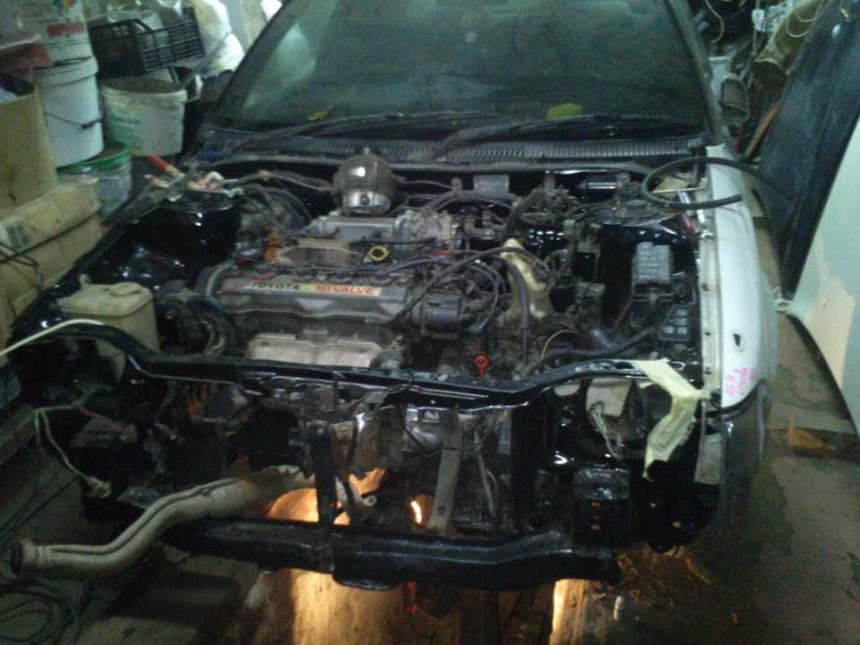 фото за два месяца — Toyota Corolla (90), 1,5 л., 1989 года | другое ...