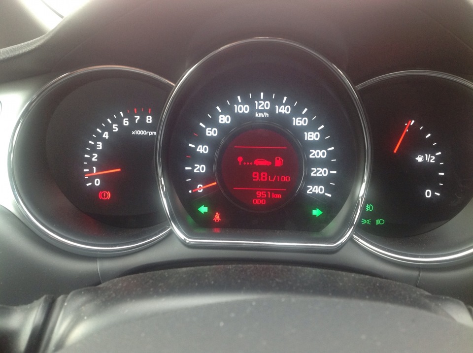 О расходе топлива и показаниях бортового компьютера — KIA Ceed SW (2G ...