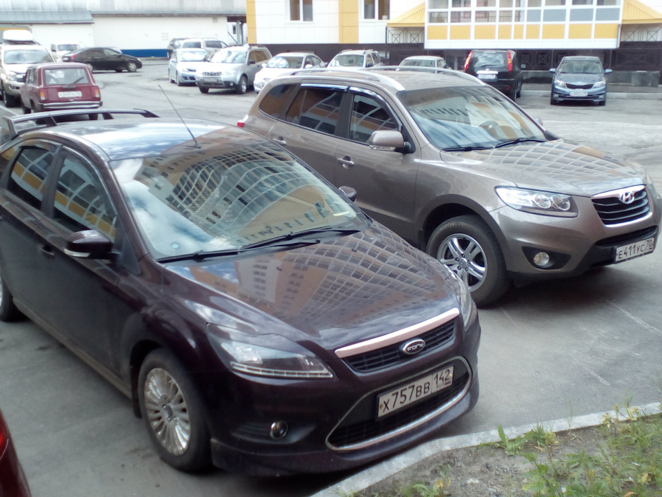 жена чуть не всплакнула даже))))до этого его не встречал ни разу в городе. — Hyundai Santa Fe (2G)