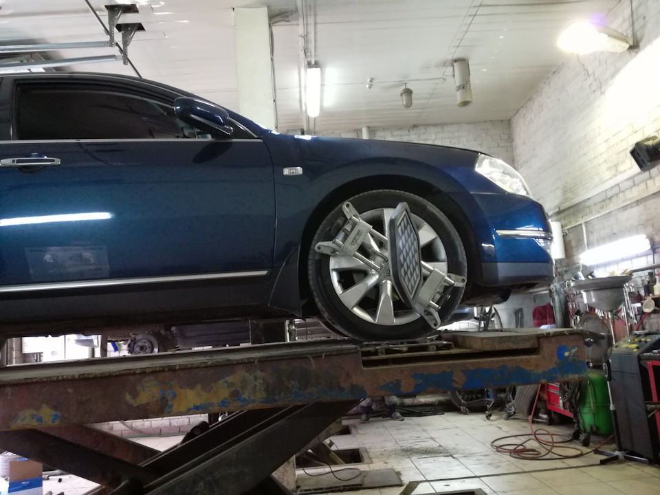 Развал-схождение — Nissan Teana (J31), 3,5 л, 2008 года | визит на ...