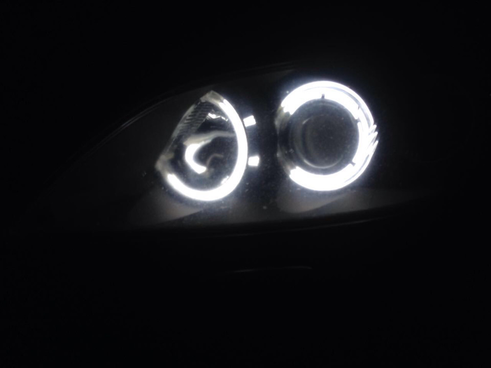 Часть 2. Ангельские Глазки CCFL — Mazda 3 (2G) BL, 1,6 л, 2011 года ...