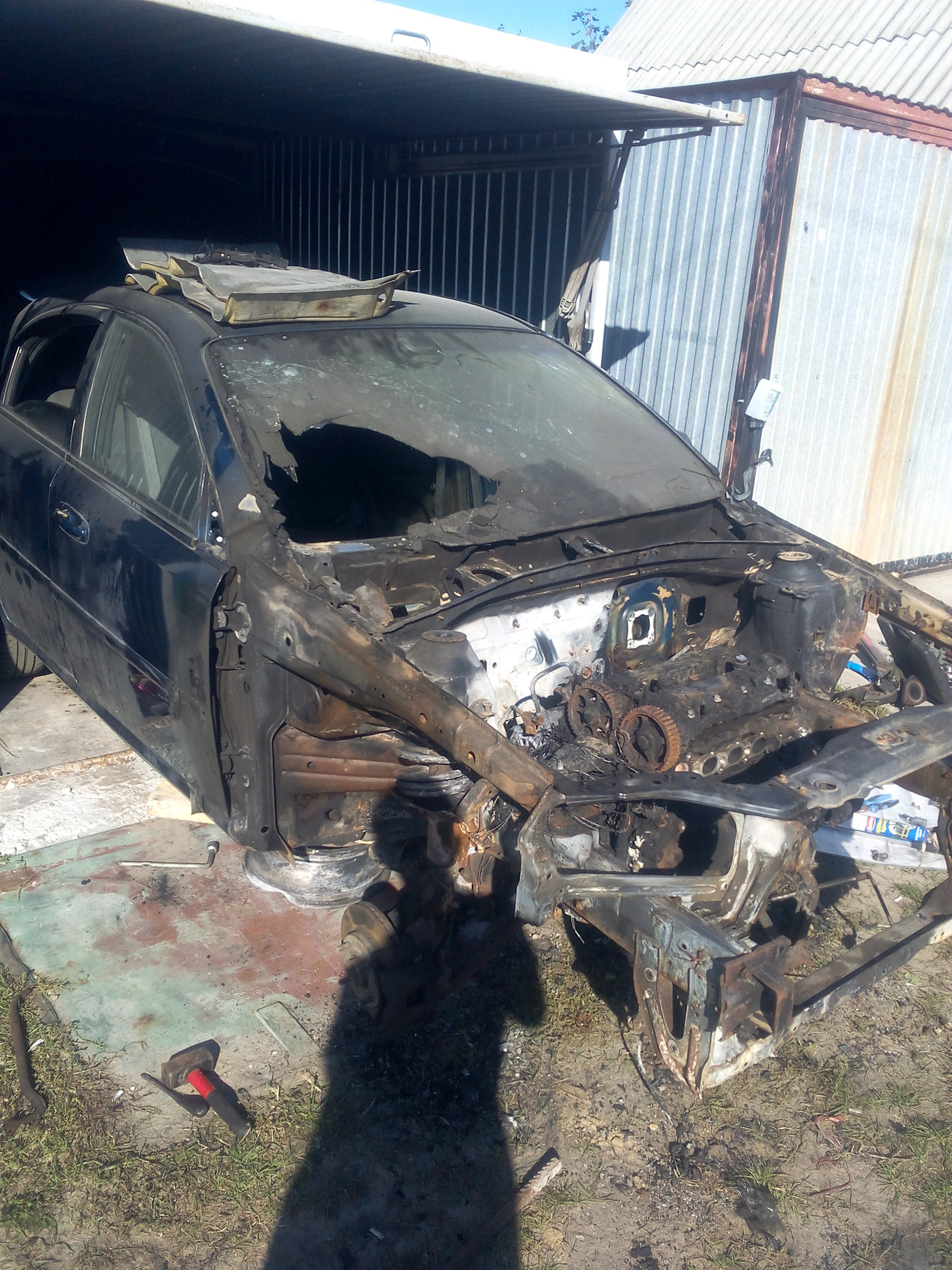 Восстановление сгоревшей машины. Финал. — Chevrolet Lacetti 5D, 1,4 л ...