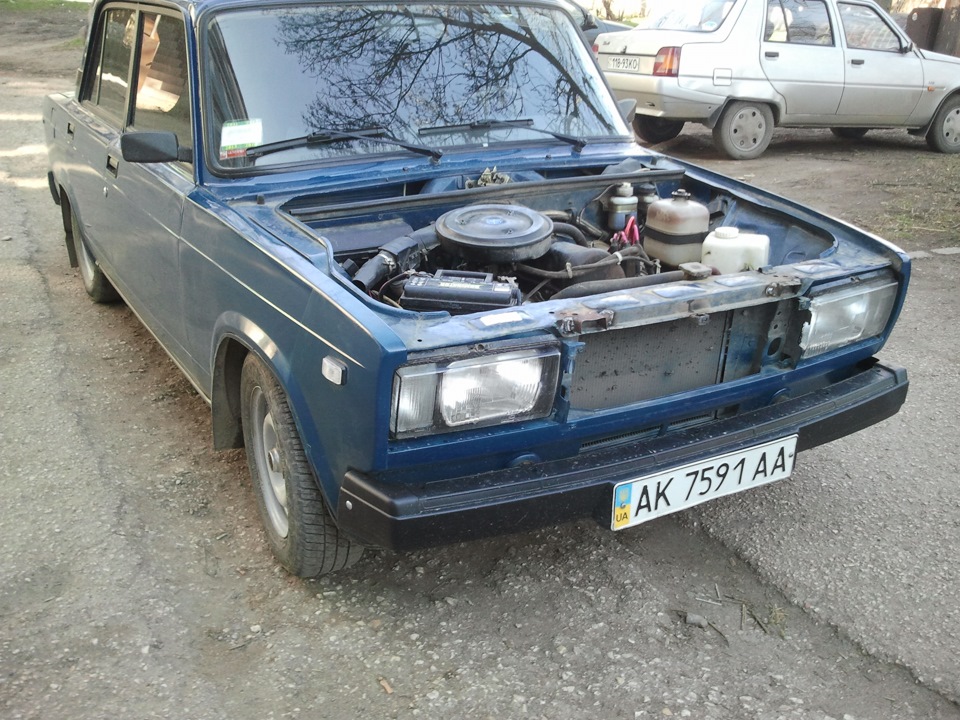 Крепление капота и прочистка карбюратора — Lada 21074, 1,5 л, 2004 года ...