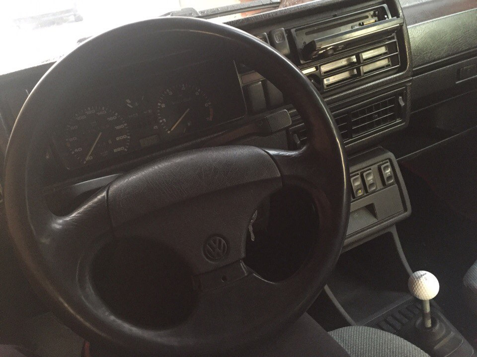 Ручка КПП — Volkswagen Golf Mk2, 1,6 л, 1989 года | аксессуары | DRIVE2