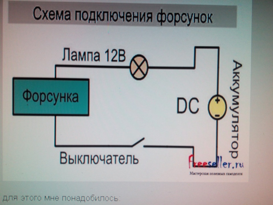 схема подключения заднего хода ваз 2107 инжектор