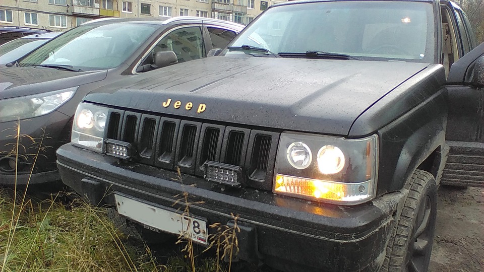 Как снять фару гранд чероки Фары светодиодные OSRAM 60W х2шт - Jeep Grand Cherokee (ZJ), 5,2 л, 1994 года ст