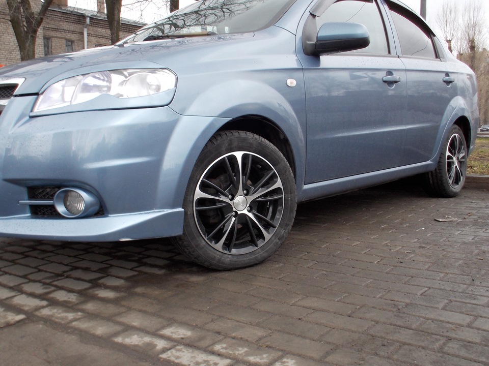 Диски на лето КиК + Continental Premium Contact 2. (195\50\15 ...