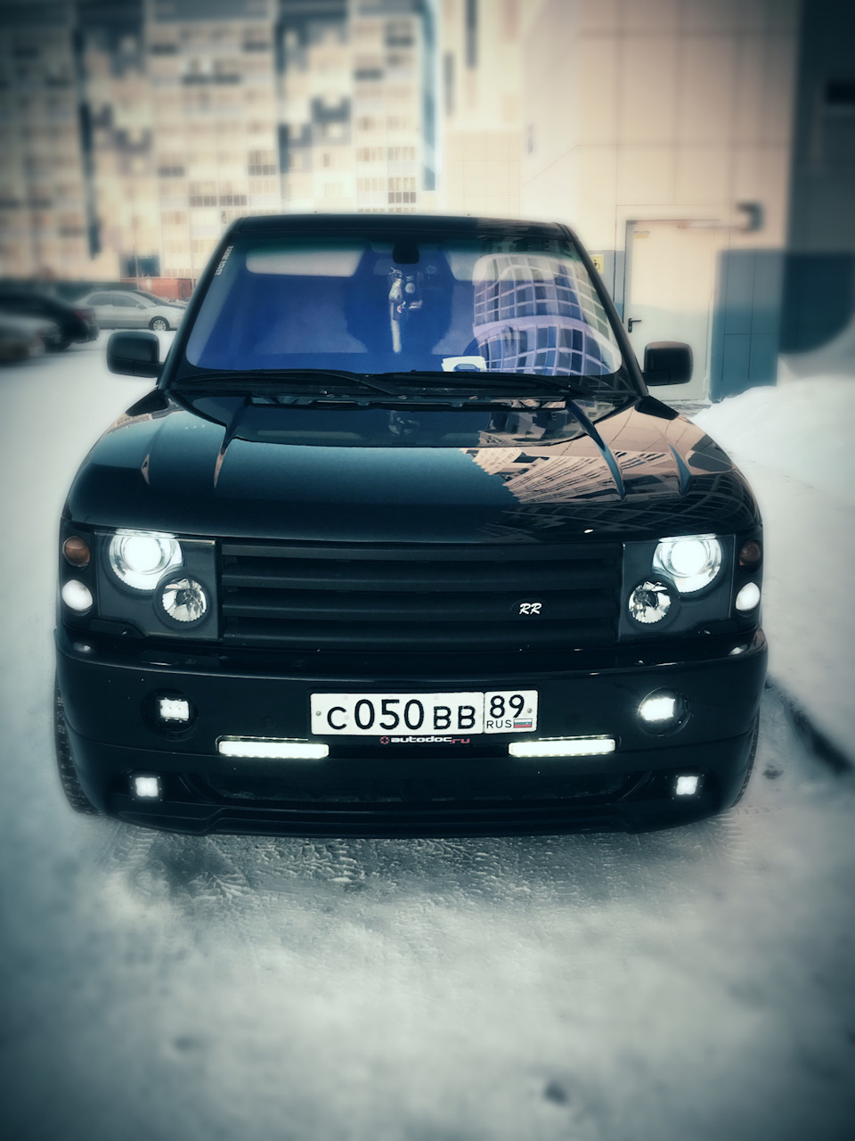 Черная морда…:) — Land Rover Range Rover (3G), 4,4 л, 2006 года | тюнинг |  DRIVE2