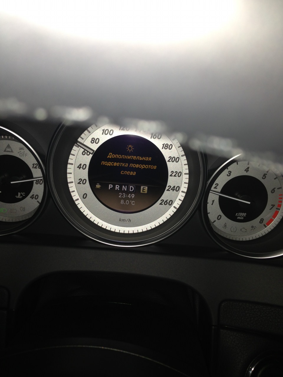 Подсветка поворотов — Mercedes-Benz C-Class (W204), 1,8 л, 2012 года ...