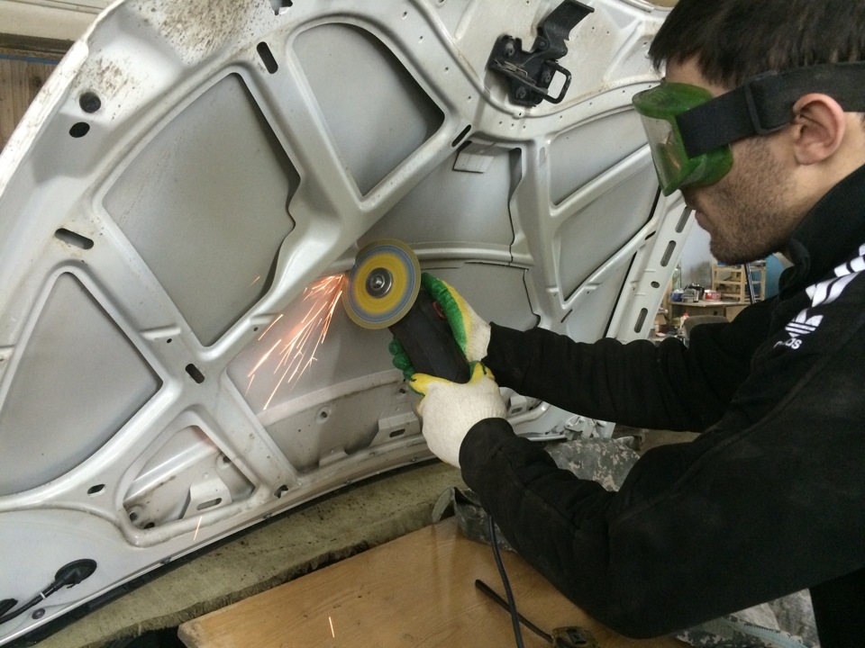 Воздухозаборник от гонки в капот Купры ч.1 — SEAT Leon Cupra (Mk II), 2 ...