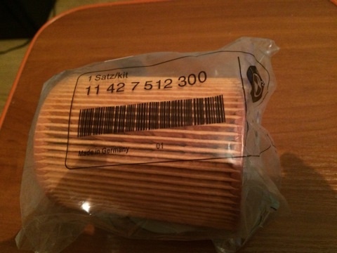 11427512300 Фильтр масляный для E39, E38, E36, E46, Z3 2.0i-3.0i 95 BMW ...