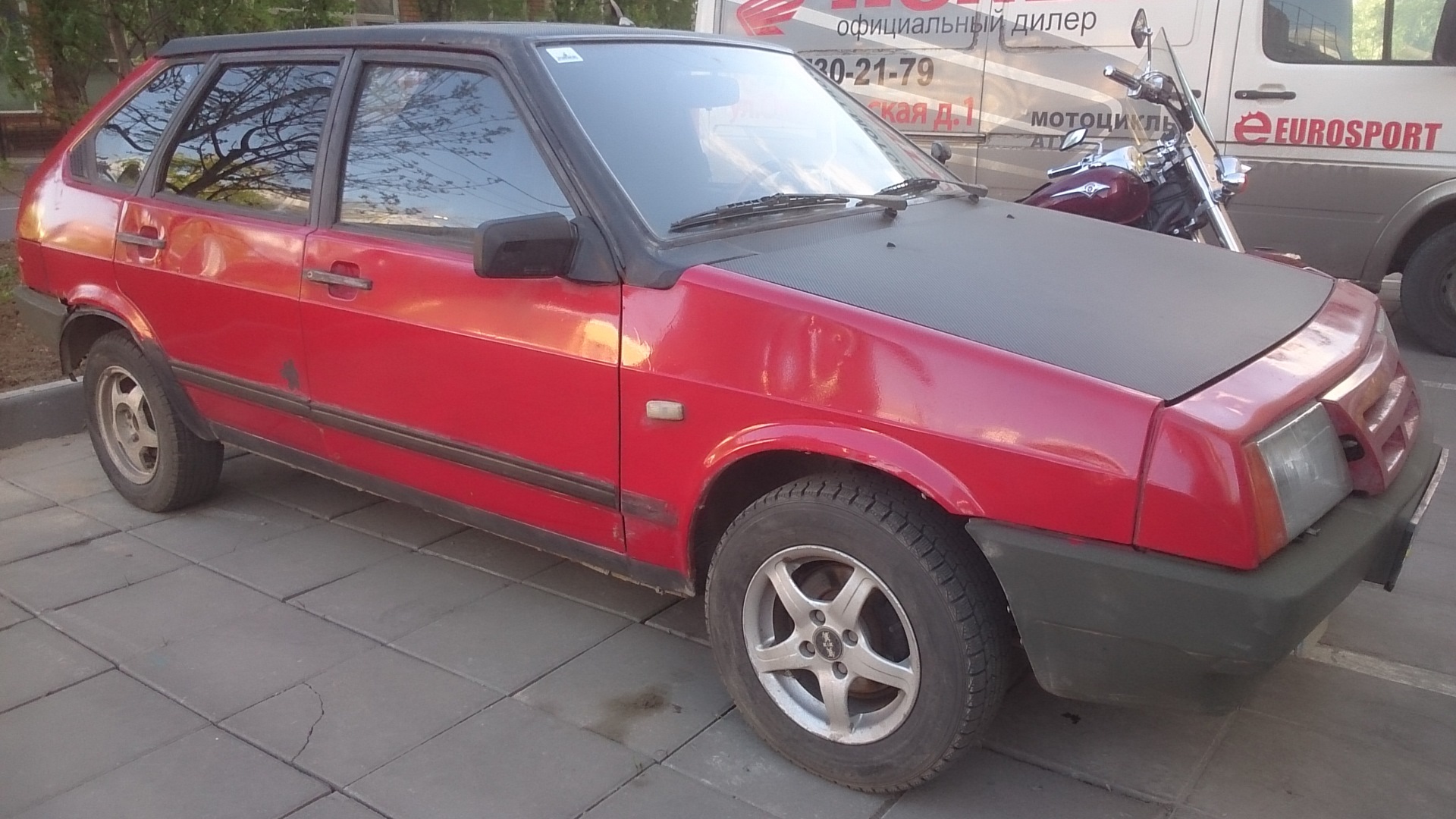 Lada 2109 1.5 бензиновый 1990 | Вишневая,Экспорт,люк)) на DRIVE2