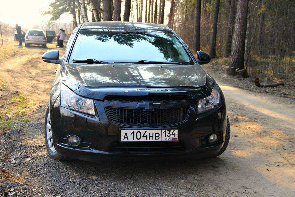 Chevrolet Cruze чёрный матовый цвет