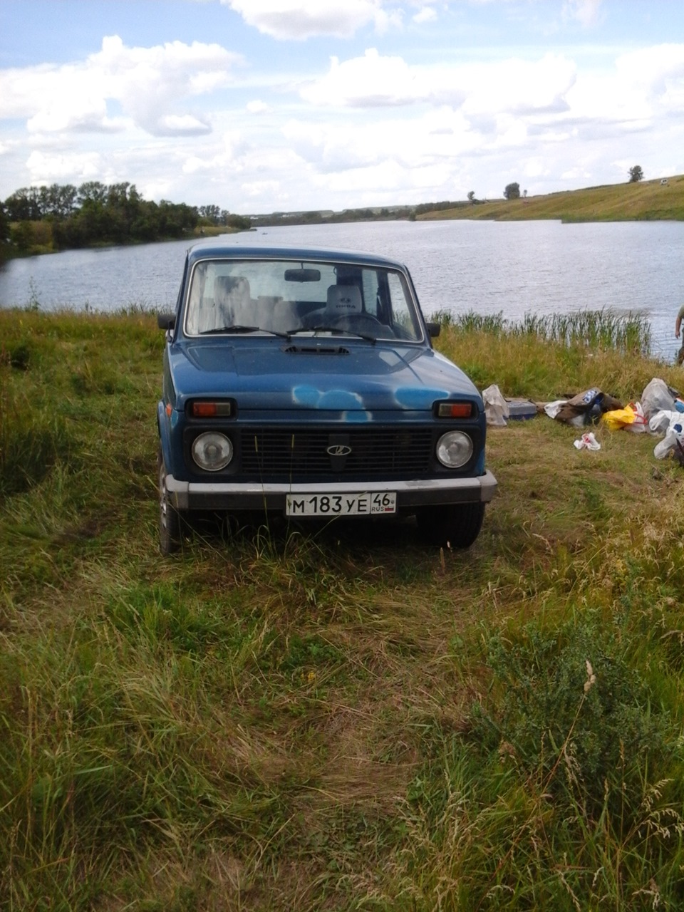 Рыбалка 05-06.07.14 г. Фатежский район Курской области — Lada 4x4 3D, 1,7  л, 2005 года | покатушки | DRIVE2