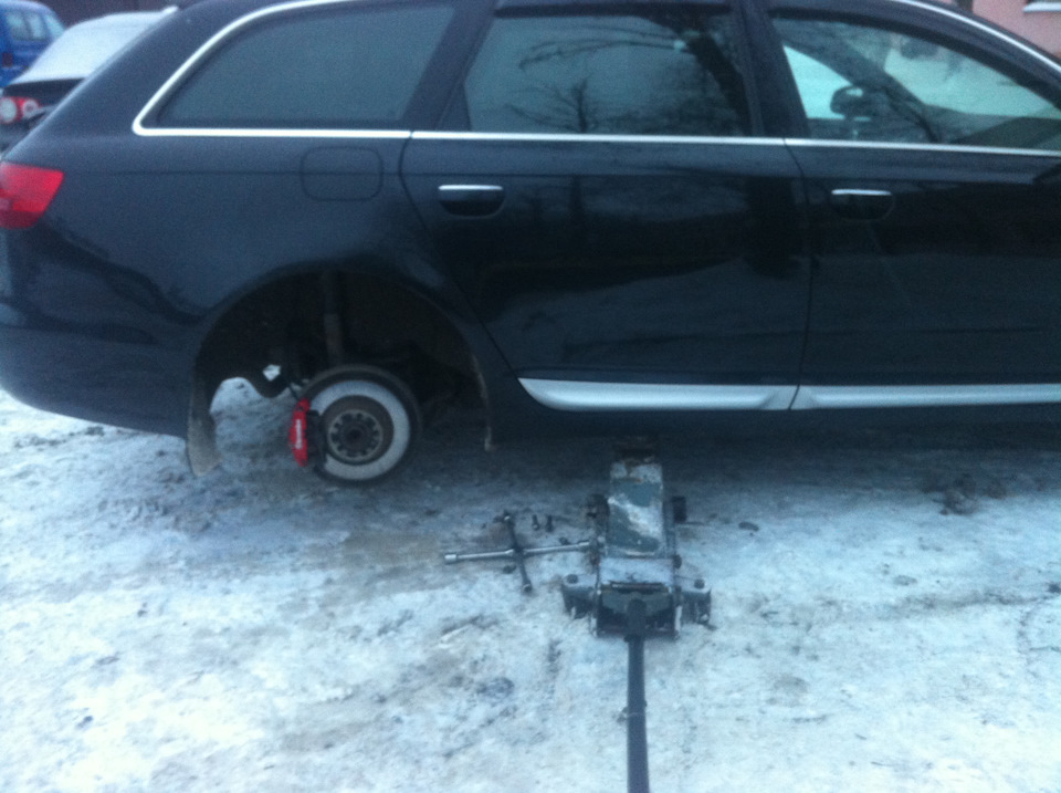 №129 Печальное утро((( — Audi A6 Avant (C6), 2 л, 2005 года | колёсные ...